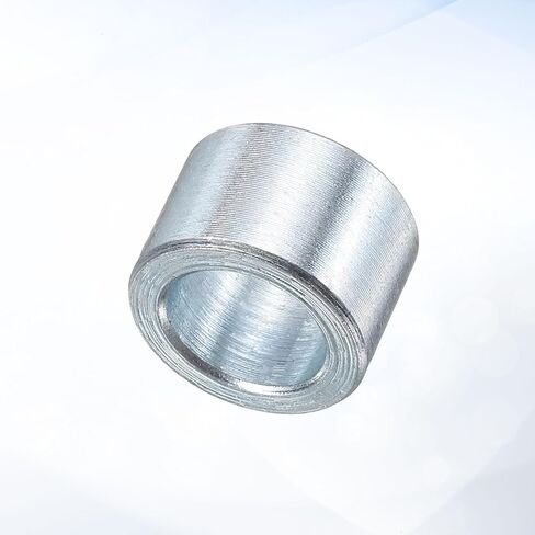 uxcell 10 Pcs Galvanized Steel Spacer 1/2" Bore x 3/4" OD x 1-1/2" Length, Unthreaded Standoff Bushing Plain Finish, Round Metal Spacer Fits M12 Screws Bolts in Saudi Arabia