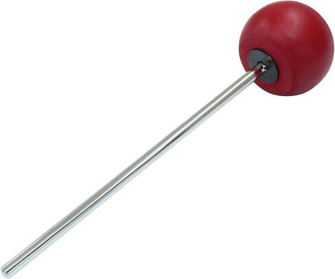 Piutouyar Bass Drum Pedal Beater, Round Head Drum Pedal Mallet Bass Percussion Sticks for Instrument Accessory(Red Wood) in Saudi Arabia