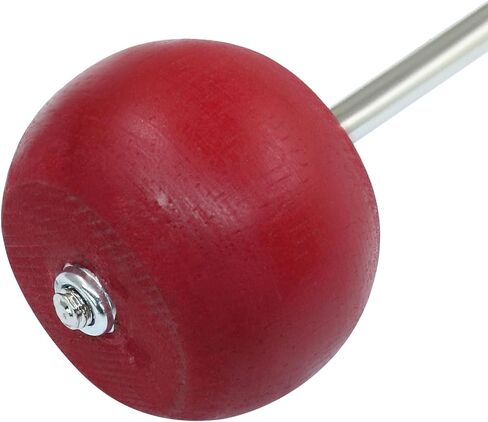 Piutouyar Bass Drum Pedal Beater, Round Head Drum Pedal Mallet Bass Percussion Sticks for Instrument Accessory(Red Wood) in Saudi Arabia