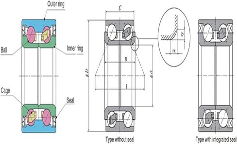 1PCS DAC41680040/35 41X68X40X35 DAC4168W 510009 41KWD01 46T080605 Hub Wheel Bearing in Saudi Arabia