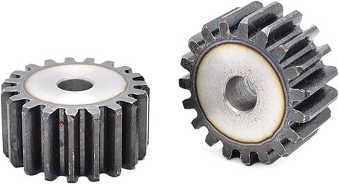 Steel Motor Drive Gear 1pcs 1.5Mod Cylindrical Spur Gear Carbon Steel Mechanical Gear 12/13/14/15/16/17/18/19/20/21/22/23/24/25/26/27 Tooth(19 Teeth) in Saudi Arabia