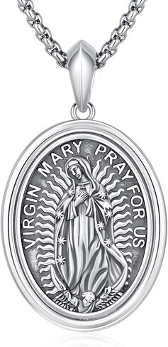 قلادة جودس ثلاثية القمر للنساء ، 925 جنيه إسترليني الفضة ويكان المجوهرات Hecate قلادة والتعويذة قلادة للنساء in Kuwait