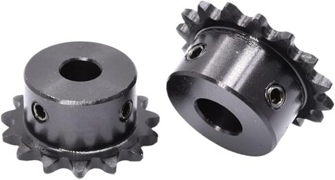 Steel Motor Drive Gear 1Pcs 12Teeth 15 16 17 20 24 25 30 35 40Teeth 04C Chain Gear 45# Steel Industrial Sprocket Wheel 6mm Bore Motor Chain Drive Sprocket(04C 17T) in Saudi Arabia
