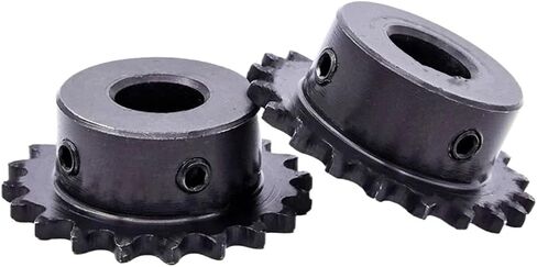Steel Motor Drive Gear 1Pcs 12Teeth 15 16 17 20 24 25 30 35 40Teeth 04C Chain Gear 45# Steel Industrial Sprocket Wheel 6mm Bore Motor Chain Drive Sprocket(04C 17T) in Saudi Arabia