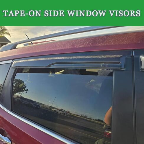 in-Channel Window Visors Rain Guards Compatible with Chevy Malibu 2016-2024 Side Window Wind Deflectors Vent Visor Sun Shades Window Shields Car Accessories in Kuwait