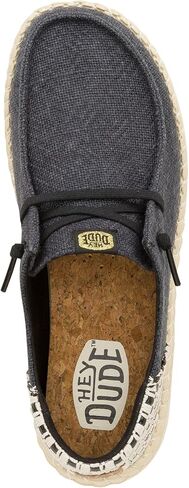 Heydude Wendy Funk Coastal Jute Pink 11 ، أحذية نسائية ، متسكعون للسيدات ، مريح وخفيف الوزن in Kuwait