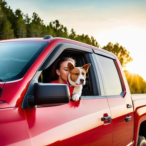 in-Channel Window Visors Rain Guards Compatible with Chevy Malibu 2016-2024 Side Window Wind Deflectors Vent Visor Sun Shades Window Shields Car Accessories in Kuwait