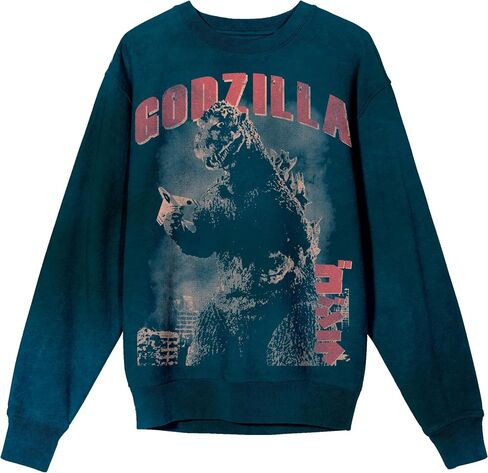 BioWorld Godzilla Vintage Art Crew Neck Long Long in Saudi Arabia