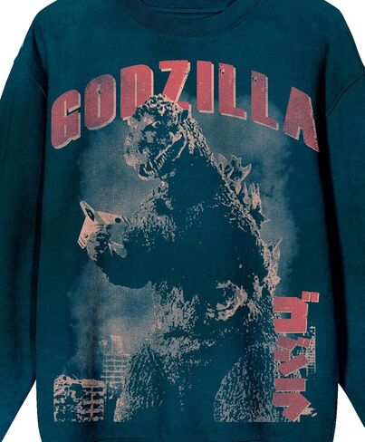 BioWorld Godzilla Vintage Art Crew Neck Long Long in Saudi Arabia