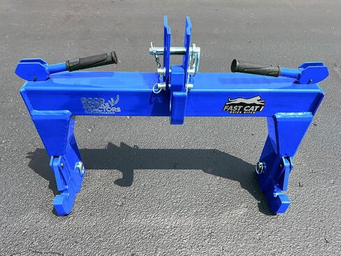 Fast Cat Quick Hitch, Category 1 3-Point, No Bushings Required with Adjustable Top Hook and Quick Change Pins, 2 Year Warranty (Black) in Saudi Arabia