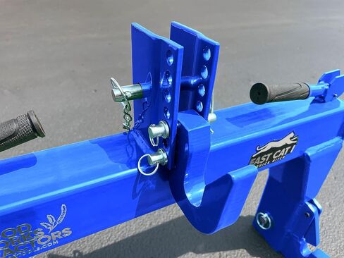 Fast Cat Quick Hitch, Category 1 3-Point, No Bushings Required with Adjustable Top Hook and Quick Change Pins, 2 Year Warranty (Black) in Saudi Arabia