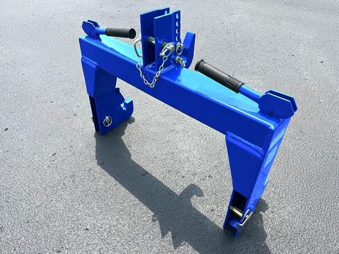 Fast Cat Quick Hitch, Category 1 3-Point, No Bushings Required with Adjustable Top Hook and Quick Change Pins, 2 Year Warranty (Black) in Saudi Arabia