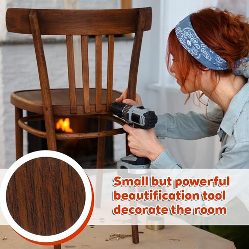 540 Pieces Screw Hole Cover Stickers, 10 Color 0.79 Inch Screw Hole Covers Self Adhesive Wood Stickers for Furniture Screws Covers Caps Dustproof Sticker for Furniture, Bookcase, Cabinets, Wall, Desk in Kuwait