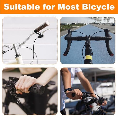 Harfington Bar End Pluds Aluminium Handbar End Caps Place Bike Plugs 0.7oz قفل لتوسيع نطاق MTB Road BMX الثابتة التروس ، الأحمر in Saudi Arabia