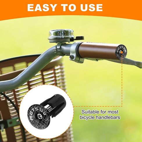 Harfington Bar End Pluds Aluminium Handbar End Caps Place Bike Plugs 0.7oz قفل لتوسيع نطاق MTB Road BMX الثابتة التروس ، الأحمر in Saudi Arabia