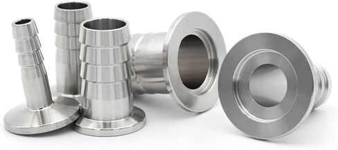 1PC Stainless Steel 304KF10 KF16 KF25 KF40 KF50 Vacuum Hose Barb OD6 8 13 16 20 25 38mm Flange Adapter Pipe Fitting Clamp(KF16,13mm) in Saudi Arabia
