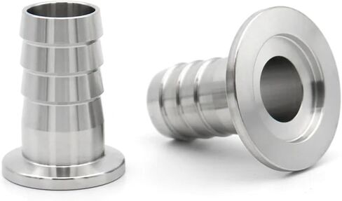 1PC Stainless Steel 304KF10 KF16 KF25 KF40 KF50 Vacuum Hose Barb OD6 8 13 16 20 25 38mm Flange Adapter Pipe Fitting Clamp(KF16,13mm) in Saudi Arabia