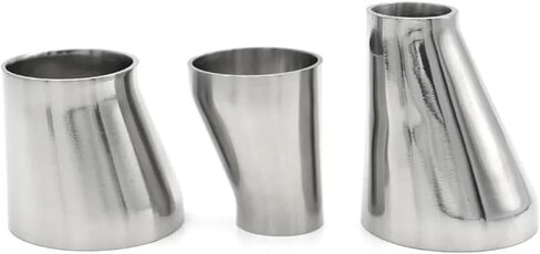 1PC SS304 Stainless Steel Butt Welded Eccentric Reducer Welding 19 25 32 38 45 51 57 63 76 89 102mm Pipe Fitting Homebrew(51mm to 89mm) in Saudi Arabia