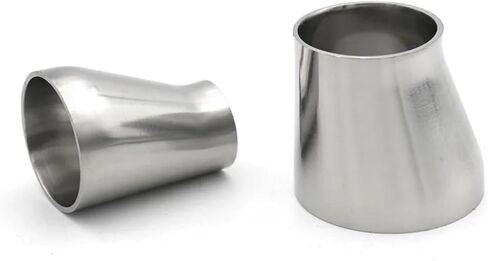 1PC SS304 Stainless Steel Butt Welded Eccentric Reducer Welding 19 25 32 38 45 51 57 63 76 89 102mm Pipe Fitting Homebrew(51mm to 89mm) in Saudi Arabia