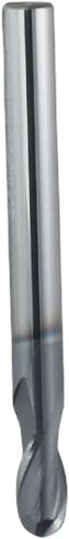 Bawho Ball Nose End Mill Carbide CNC Bits Bits Wide Application Milling Cutter سهلة الاستخدام لأدوات الطاقة العملية الأجزاء العملية 1PC (0.5mmx4mmx50mm) in Saudi Arabia