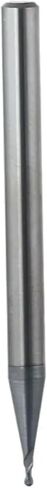 Bawho Ball Nose End Mill Carbide CNC Bits Bits Wide Application Milling Cutter سهلة الاستخدام لأدوات الطاقة العملية الأجزاء العملية 1PC (0.5mmx4mmx50mm) in Saudi Arabia