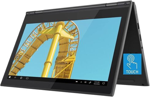لينوفو شاشة لمس 2 في 1 2022 300e مقاس 11.6 انش (انتل N4120، ذاكرة RAM 4GB، تخزين 64GB، قلم ستايلس، كاميرا ويب)، متينة ومقاومة للماء، لابتوب تعليمي قابل للطي للمنزل والتعليم، قلم FD، ويندوز 10 برو in Saudi Arabia