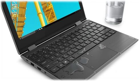 لينوفو شاشة لمس 2 في 1 2022 300e مقاس 11.6 انش (انتل N4120، ذاكرة RAM 4GB، تخزين 64GB، قلم ستايلس، كاميرا ويب)، متينة ومقاومة للماء، لابتوب تعليمي قابل للطي للمنزل والتعليم، قلم FD، ويندوز 10 برو in Saudi Arabia