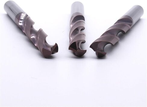 3Pcs 5mm-9mmx80mm OAL HRC65 Solid Carbide Drill Bits Set, Spiral Flute Twist Drill Bit for Hard Alloy Stainless Tools(7mm 3pc) in Saudi Arabia