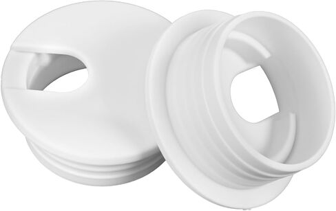 2pcs Desk Grommet 1.5 بوصة ، غطاء ثقب كابل المكتب البلاستيكي ، ومكاتب ثقب grommet لمكاتب كمبيوتر Office لتنظيم سلك الأسلاك ، أبيض in Saudi Arabia