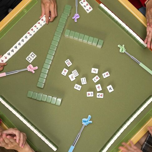 Mahjong Tile Takers 4 PCS متماسك للبلاط القابل للتطوير العصي الملحقات Mahjongs لعشاق اللعبة يساعد على الوصول in Kuwait
