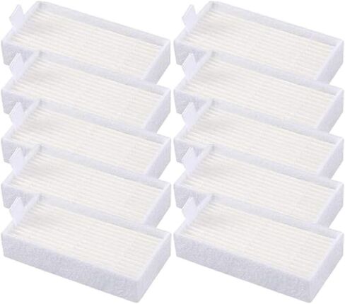 20pcs مرشحات HEPA استبدال لـ ILife V3S V3S Pro V5S V5S Pro V5S Pro 2 V5S Plus Noisz S5 Robotic Cleaner (20pcs HEPA Filters) in Saudi Arabia