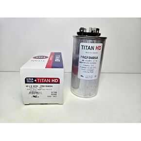 Titan HD PRCFD405A 40/5 MFD 40 + 5 440/370 American Made Dual Run Capacitor HVAC A/C Central AIR Conditioner Packard in Kuwait