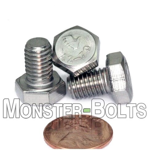 MonsterBolts - M8 x 35mm Hex Head Cap Screws, DIN 933, A2 Stainless Steel, 10 Pack in Saudi Arabia