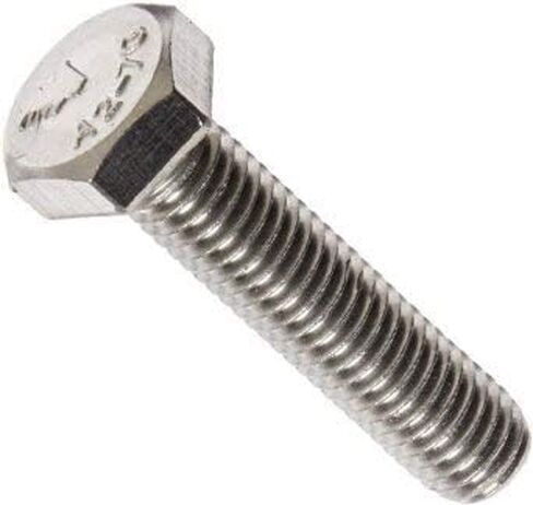 MonsterBolts - M8 x 35mm Hex Head Cap Screws, DIN 933, A2 Stainless Steel, 10 Pack in Saudi Arabia