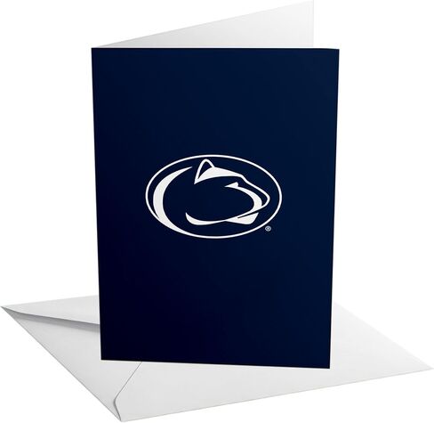 بطاقة تحية صحراء Penn State 5 × 7 بوصة بطاقته في جامعة ولاية بنسلفانيا PSU Nittany Lions بطاقات طوية واحدة مع احتفال بحفل المغلف مرخص رسميًا (بطاقة 5x7 A - عيد ميلاد) in Saudi Arabia