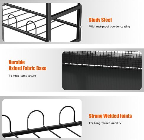 Ultrawall Golf Storage Organizer, Golf Bag Storage Stand for Garage, Golf Equipment Rack with Wheels Fits 2 Golf Bags and Golf Equipment Accessories in Saudi Arabia
