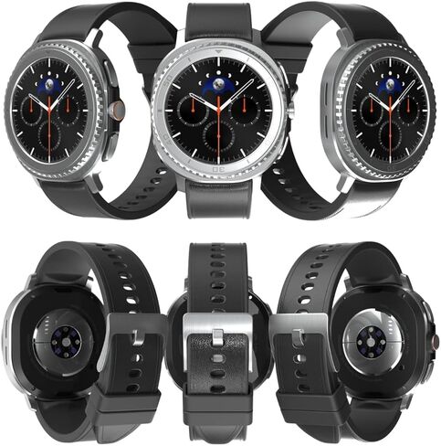 Samsung Galaxy Watch 8 Classic | 46mm ، الدوار الإطار | AI Smartwatch W/ 1.34 "AMOLED ، WEAR OS 6 ، WI-FI ، Bluetooth ، GPS Fitness Tracker ، IP68 | International Model L500 | W/ Fast Charger ، Black in Saudi Arabia