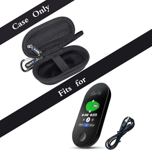 Case for Blue Tees Golf Ringer - Hard Protective Travel Carrying Storage Bag (Black) in Saudi Arabia
