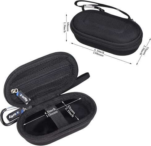 Case for Blue Tees Golf Ringer - Hard Protective Travel Carrying Storage Bag (Black) in Saudi Arabia