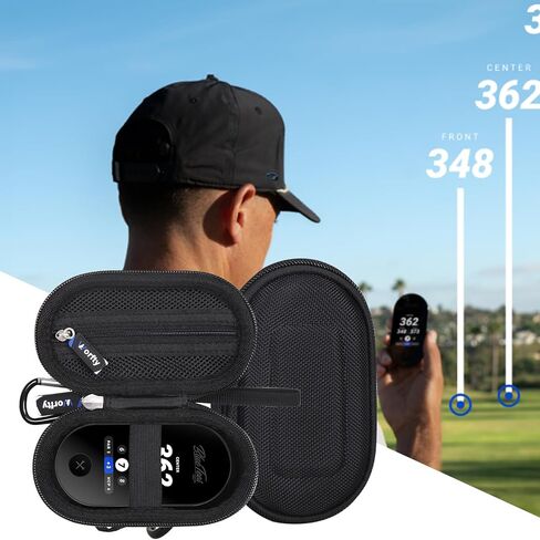 Case for Blue Tees Golf Ringer - Hard Protective Travel Carrying Storage Bag (Black) in Saudi Arabia