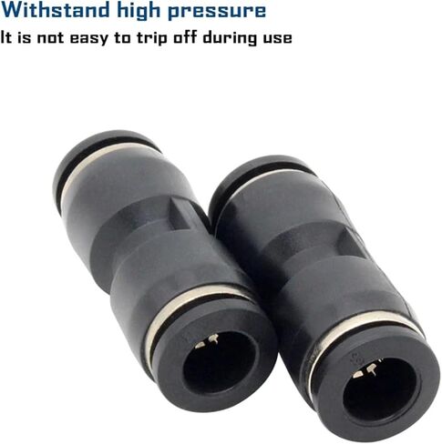 Pneumatic Fitting Pipe Connector Quick Release Coupling 4 6 8 10 12mm PU PV PE HVFF PY PZA PK PM PSA PP PLM Tube Connectors(PK,4mm) in Saudi Arabia
