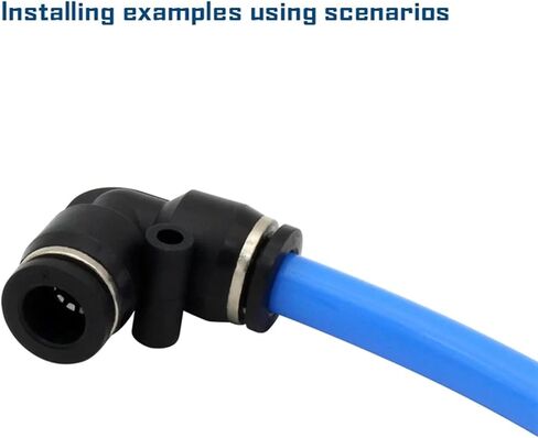 Pneumatic Fitting Pipe Connector Quick Release Coupling 4 6 8 10 12mm PU PV PE HVFF PY PZA PK PM PSA PP PLM Tube Connectors(PK,4mm) in Saudi Arabia