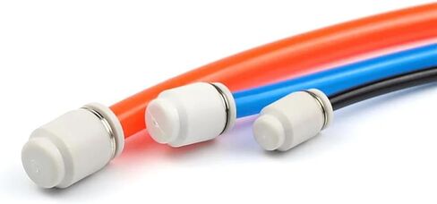 5pcs موصل موصل هواء Cap البلاستيك PPF 4mm 6 8 10 12 14 مم منع الهواء من تدفق موصل ختم خرطوم الهواء (PP10) in Saudi Arabia