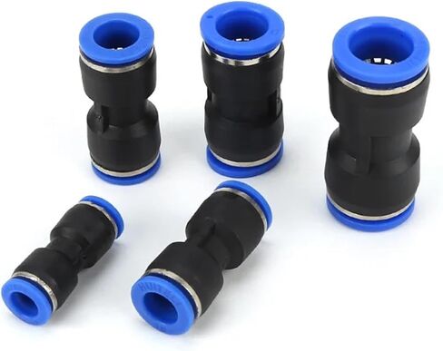 5pcs PU Series 4 6 8 10 12 14 16mm OD خرطوم تدفق الهواء سرعة أنبوب البلاستيك الموصلات الهوائية الهوائية سريعة التوصيل النحاس (PU10 OD 10MM) in Saudi Arabia