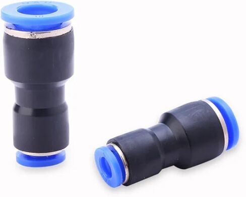 5pcs PU Series 4 6 8 10 12 14 16mm OD خرطوم تدفق الهواء سرعة أنبوب البلاستيك الموصلات الهوائية الهوائية سريعة التوصيل النحاس (PU10 OD 10MM) in Saudi Arabia
