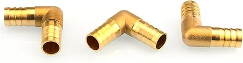 3 Way & 4 Way Brass Tube Monnector ، Cable Cable Cable 6 8 10 12 14 16 19mm ، Copper Barbed Connector ، Union Adapter (Straight ، 19mm) in Saudi Arabia