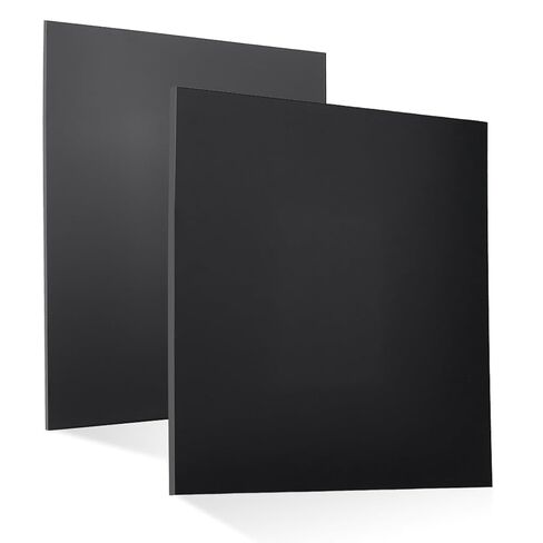 صفيحة Ahandmaker 2PCS 2 ورقة HDPE ، صفائح البولي إيثيلين عالية الكثافة 3 مم/6 مم من لوحة بلاستيكية صلبة 300 × 300 مم للمشاريع الصناعية الهندسية ديكورز ديي. in Saudi Arabia