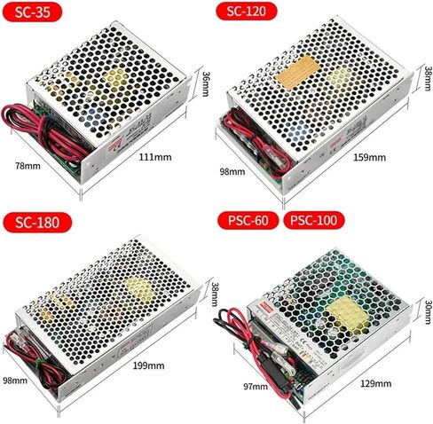 1PCS 35W 60W 100W 120W 150W 180W 250W 350W Charger Charger Switching Supply 110/220V AC/DC 12V 24V (24V-150W) in Kuwait