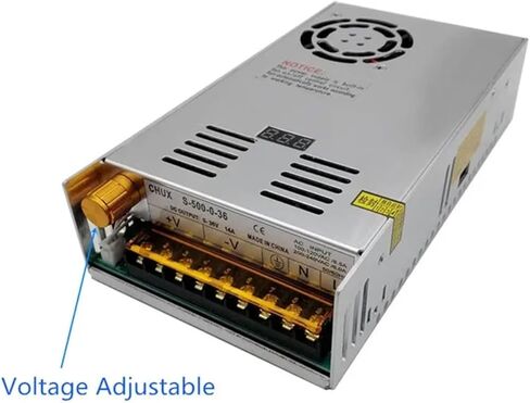 DC 40A 0-12V تثبيت الجهد القابل للتعديل 480W مصدر طاقة التبديل مع الشاشة الرقمية in Kuwait