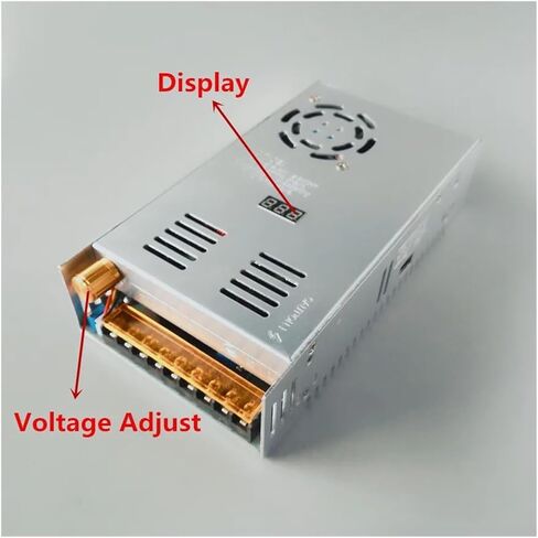 DC 40A 0-12V تثبيت الجهد القابل للتعديل 480W مصدر طاقة التبديل مع الشاشة الرقمية in Kuwait